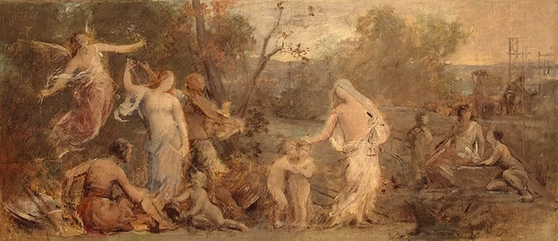 Pierre Puvis de Chavannes - Allegoria della vita, Hermitage, San Pietroburgo